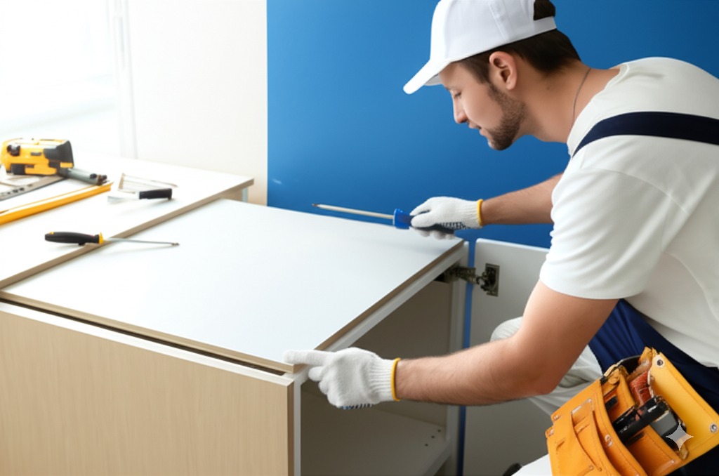 Montage von Möbeln oder Küchen